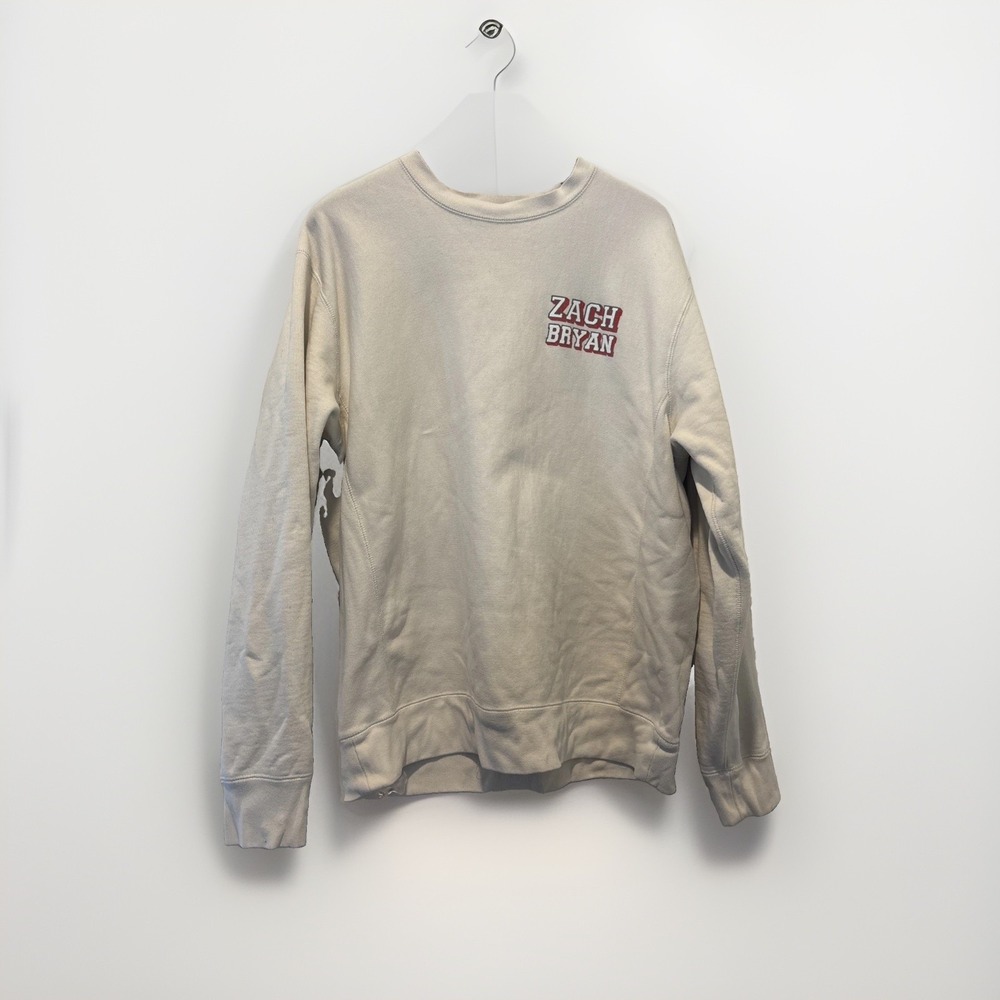 Zach Bryan American Heartbreak Official Tour Merch Crew Sweatshirt Shirt XL